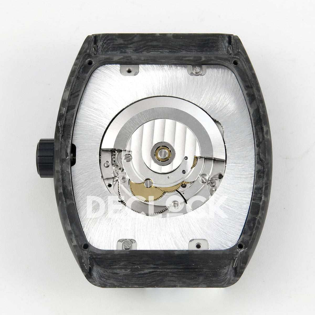 Franck Muller Vanguard Color Dreams Carbon Multicolour Stitch ABF A2824 replica - movement rotor back