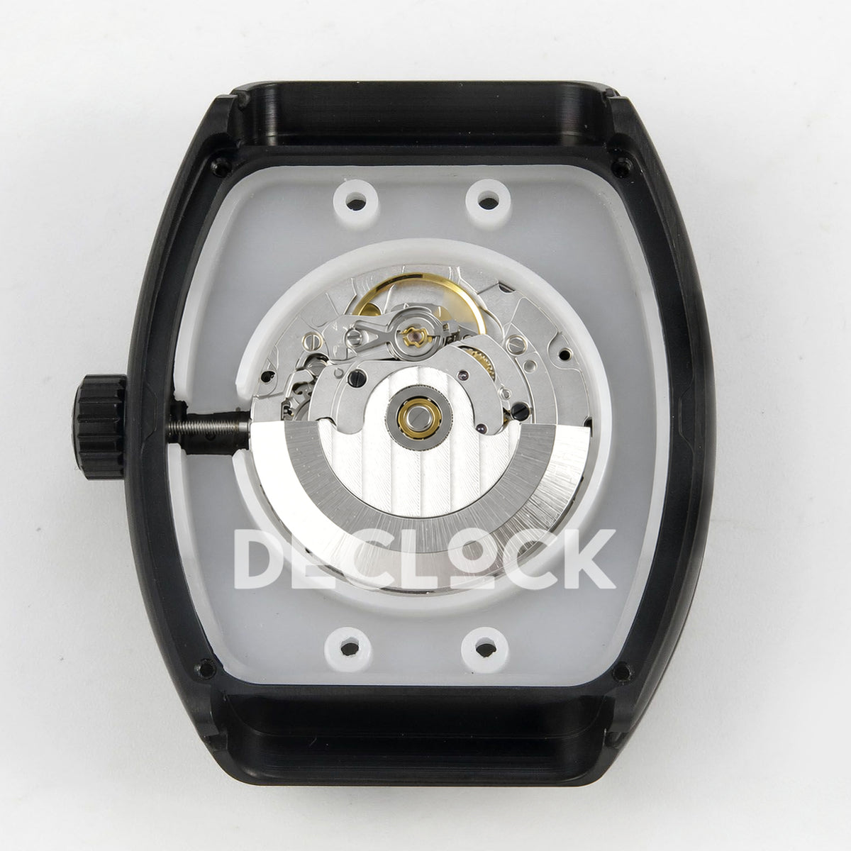 Franck Muller Vanguard Color Dreams DLC Black Nylon ABF A2824 replica - movement balance back