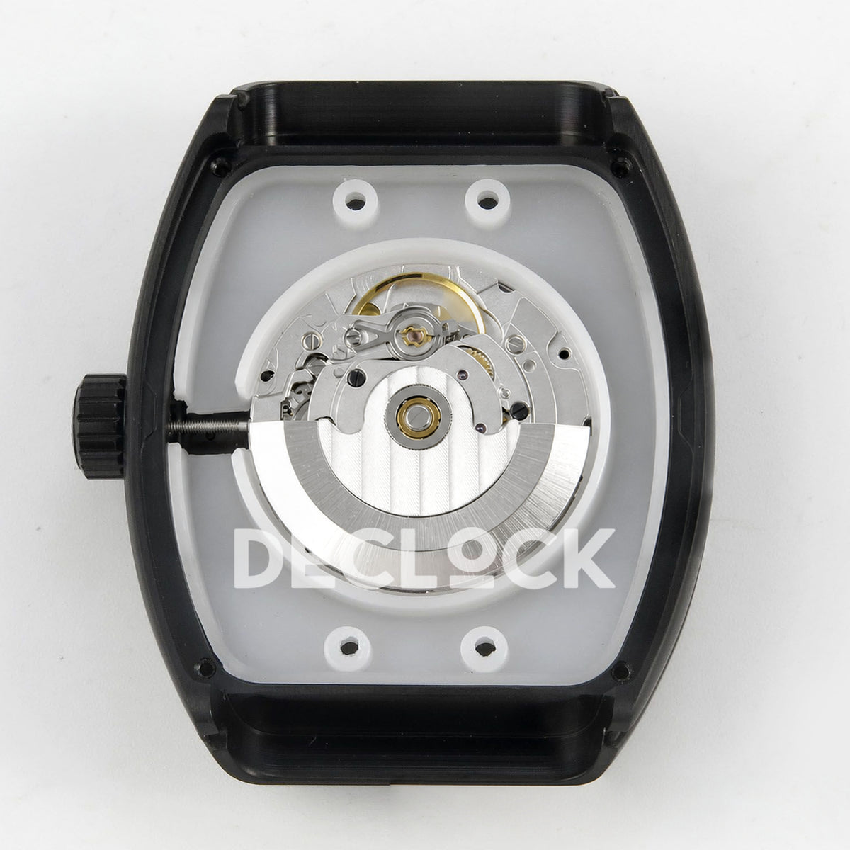 Franck Muller Vanguard Color Dreams DLC Yellow Nylon ABF A2824 replica - movement back