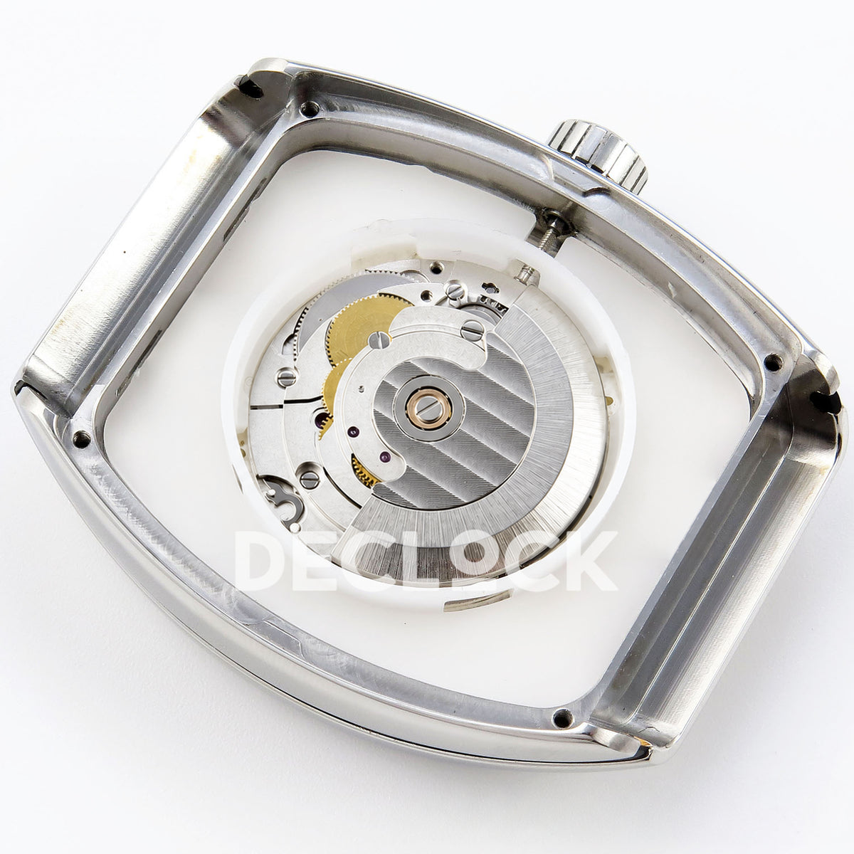 Franck Muller Vanguard FR2NCK Steel White ABF A2824 replica - movement back angle