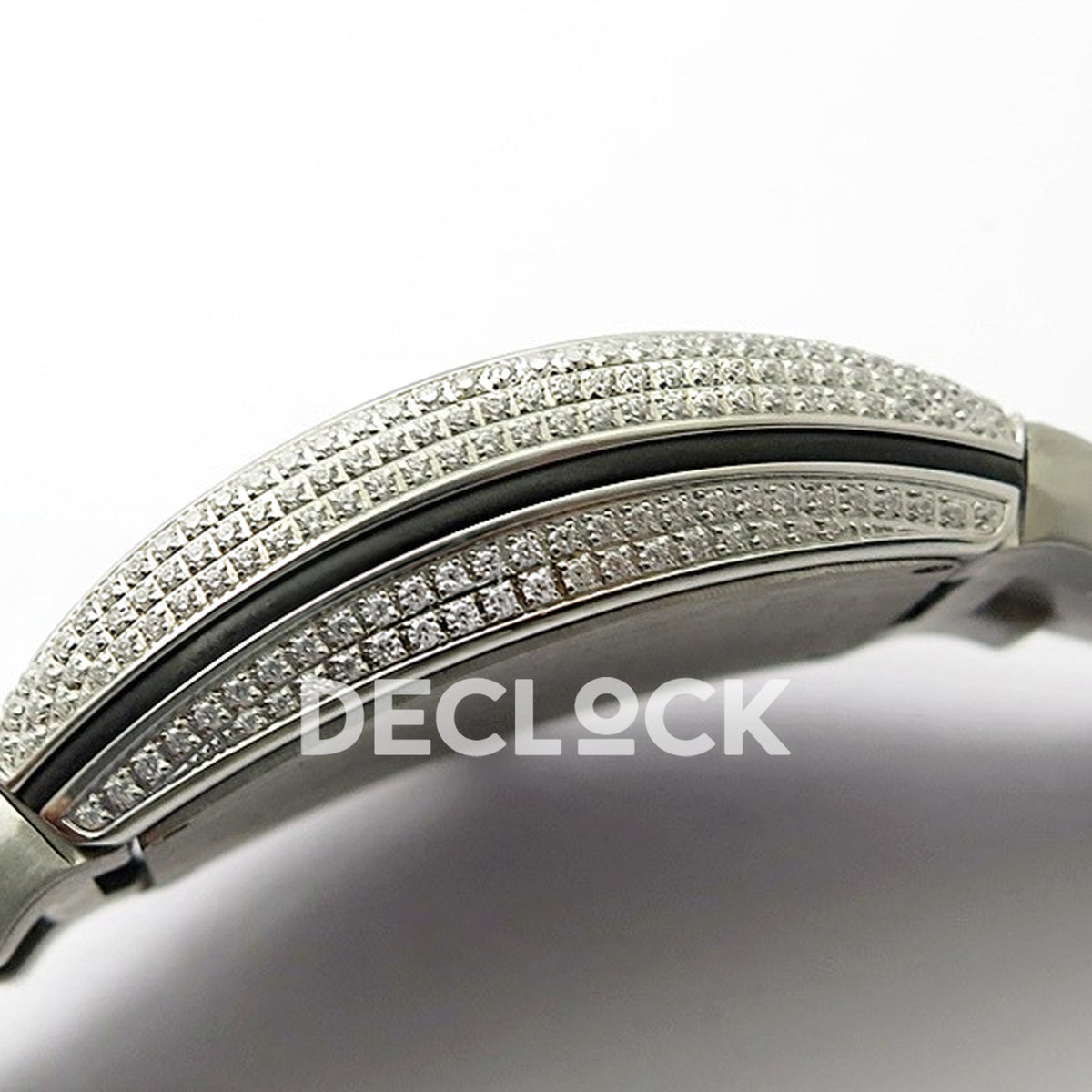 Franck Muller Vanguard Pavé Color Markers - Case side profile