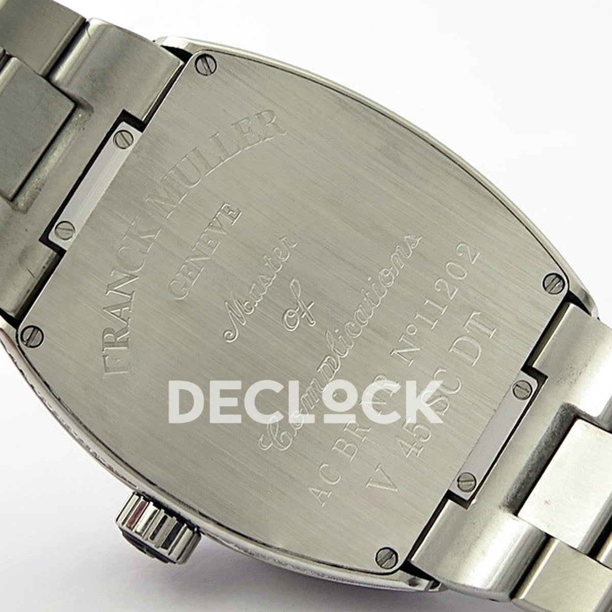 Franck Muller Vanguard Pavé Green - Case back angle