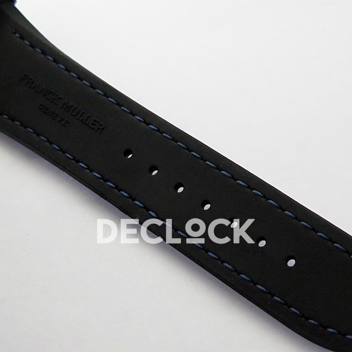 Franck Muller Vanguard Racing Carbon Blue Purple - Nylon strap reverse