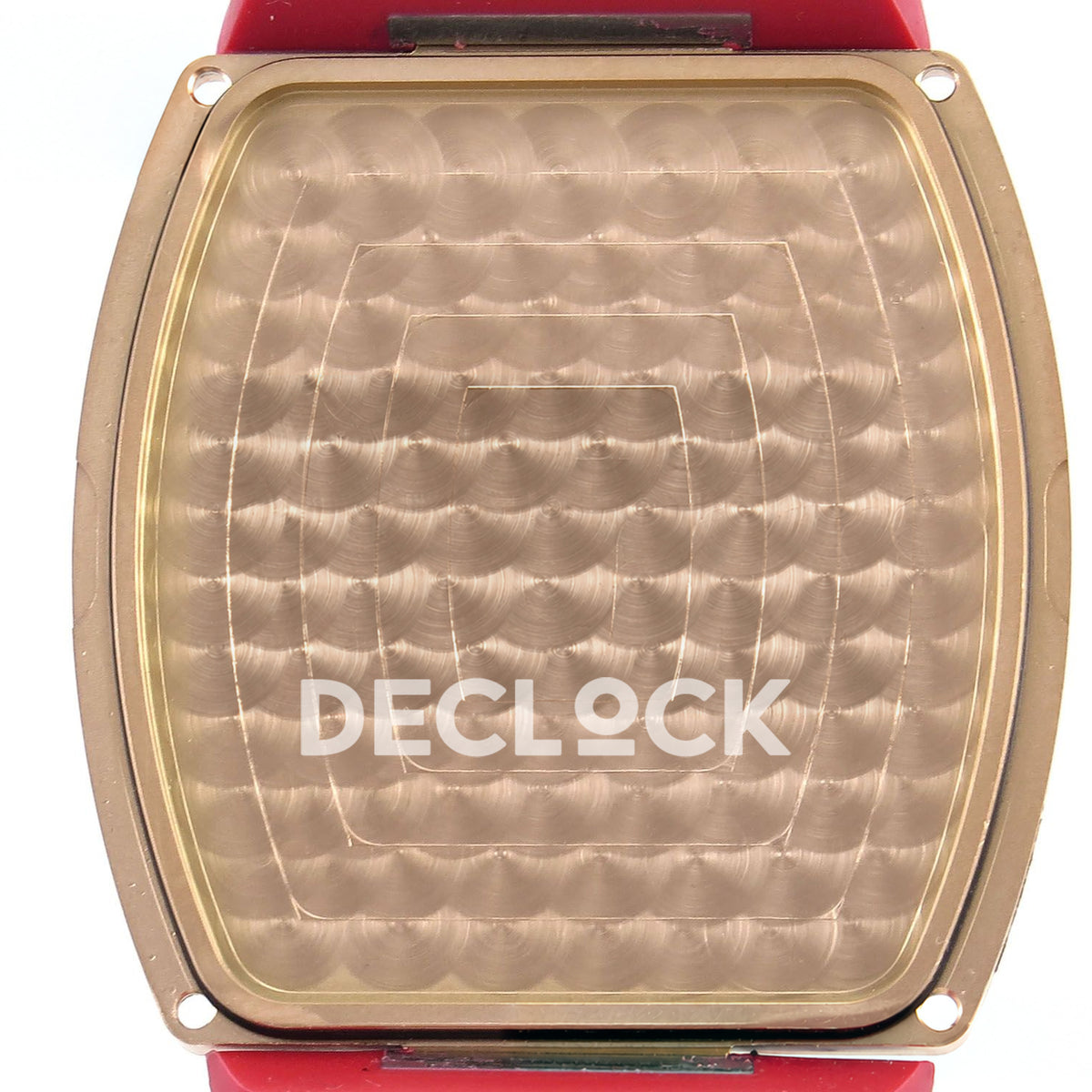Franck Muller Vanguard Racing Montenegro Rose Gold Red ABF A2824 replica - caseback interior