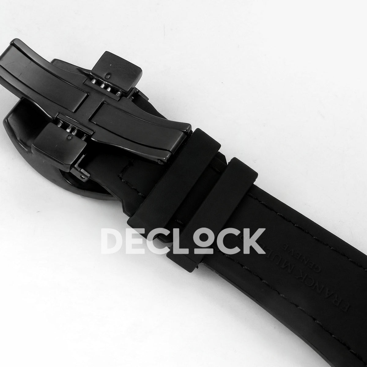 Franck Muller Vanguard Skeleton V45 DLC Black Gems ABF replica - clasp underside