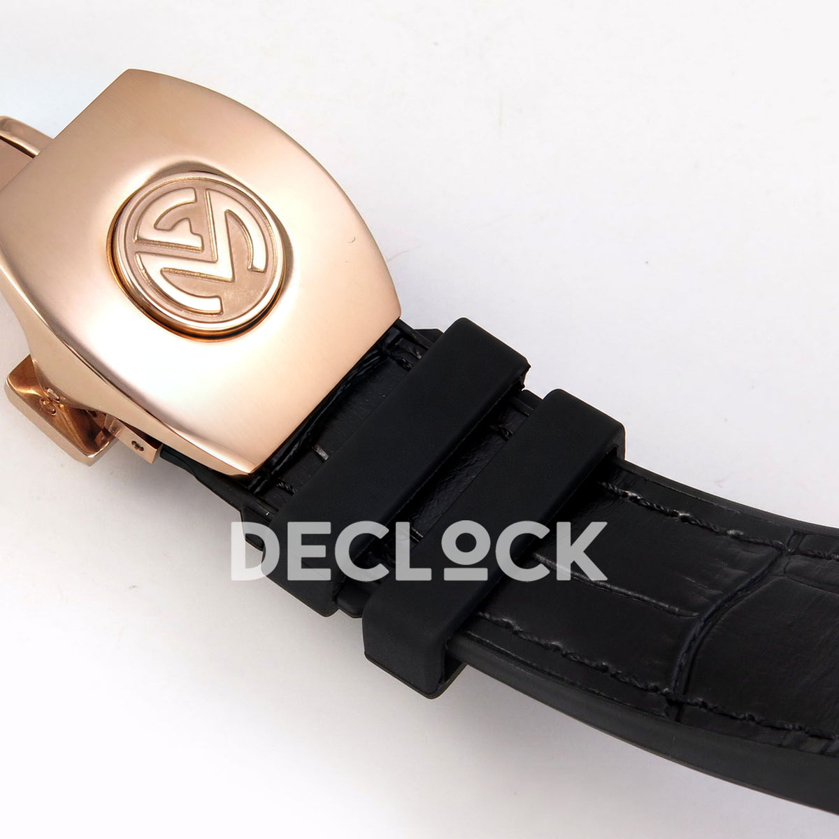 Franck Muller Vanguard Skeleton V45 Rose Gold Gems ABF replica - closed clasp