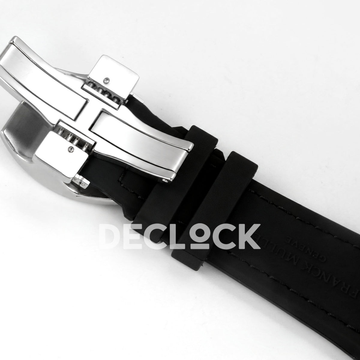 Franck Muller Vanguard Skeleton V45 Steel Gems ABF replica - clasp underside