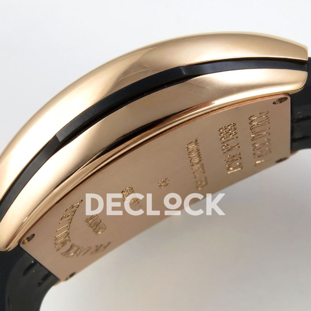 Franck Muller Vanguard Skenderbeu Limited Edition Rose Gold Red ABF A2824 replica - case side