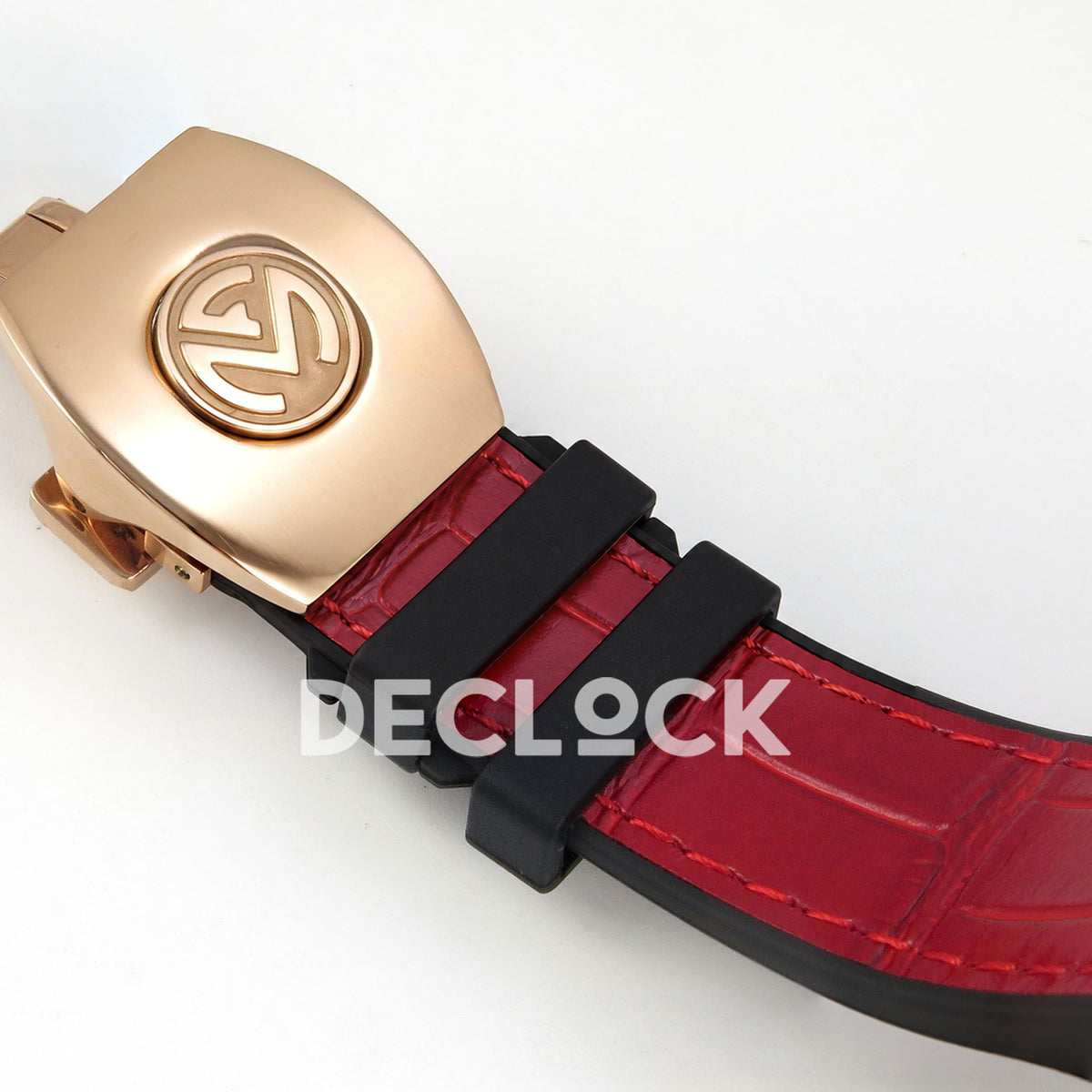 Franck Muller Vanguard Skenderbeu Limited Edition Rose Gold Red ABF A2824 replica - closed clasp