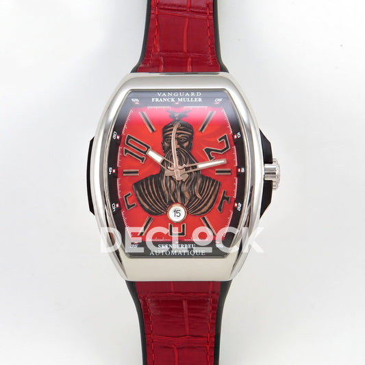 Franck Muller Vanguard Skenderbeu Steel Red ABF A2824 replica - front