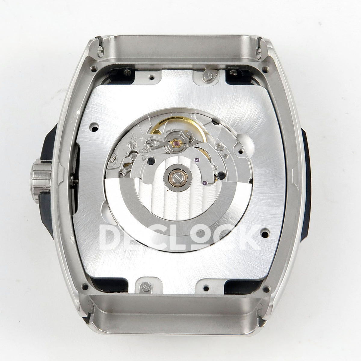 Franck Muller Vanguard Skenderbeu Steel Red ABF A2824 replica - movement back angle