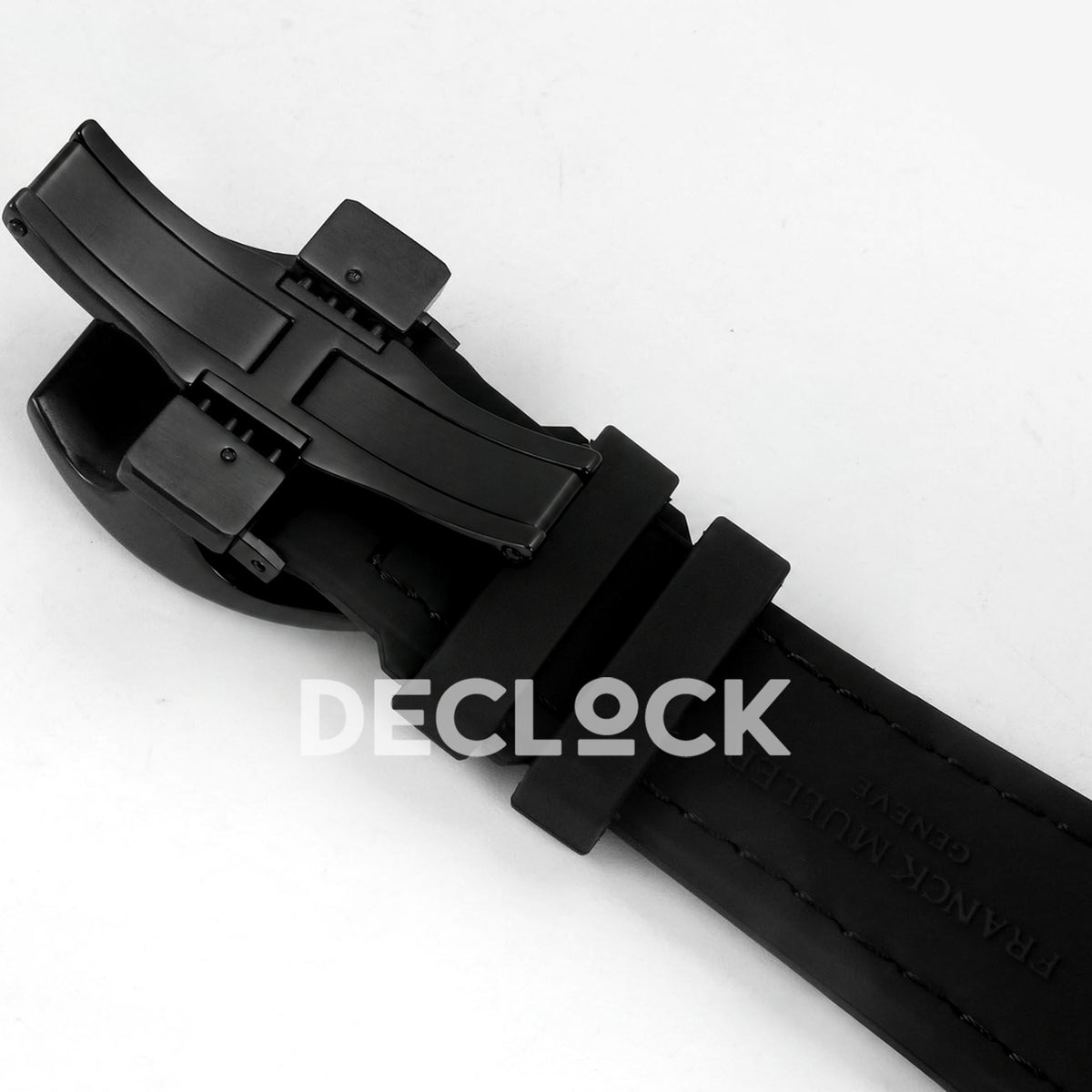Franck Muller Vanguard V45 Tourbillon Style DLC Black Gems ABF replica - clasp underside