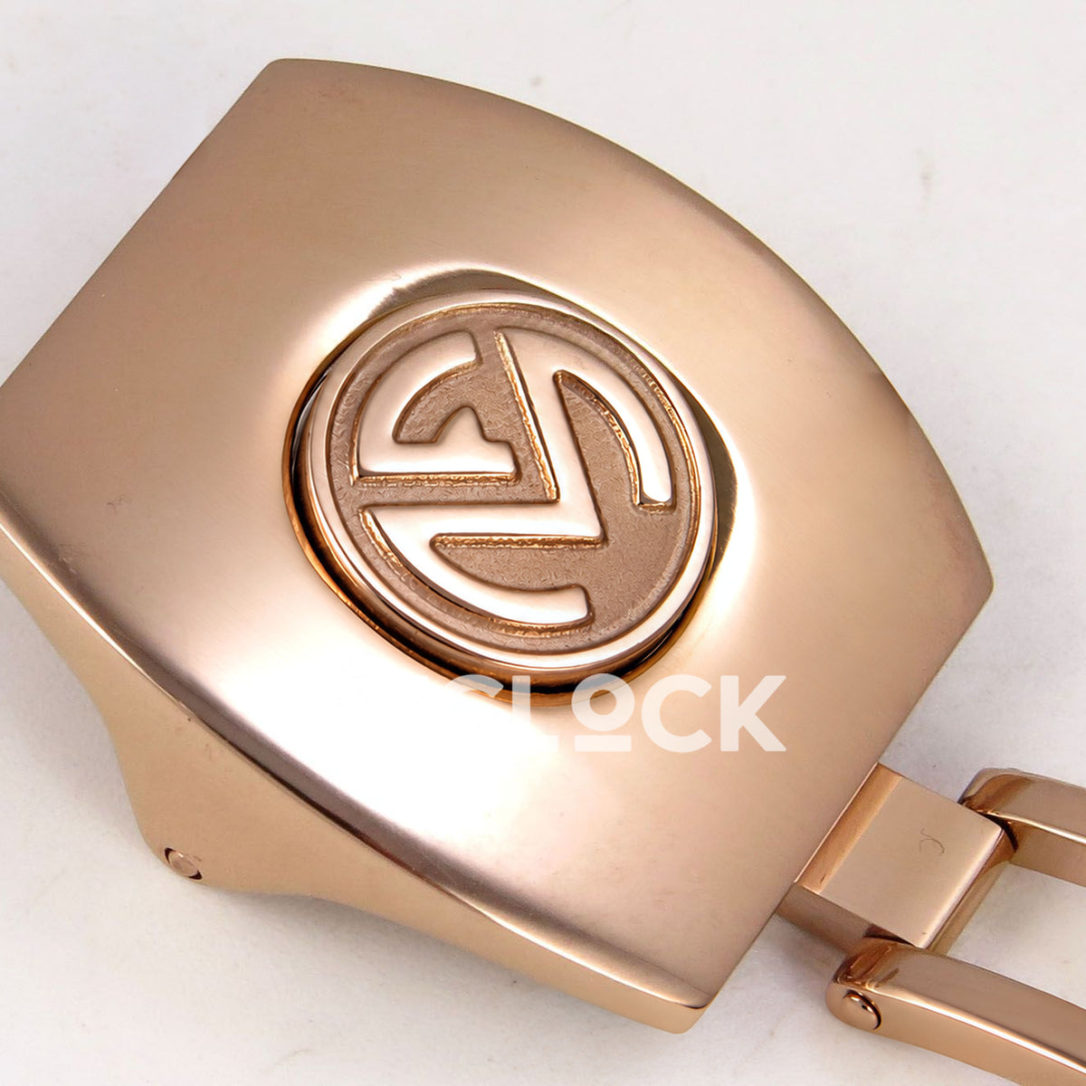 Franck Muller Vanguard V45 Tourbillon Style Rose Gold Brown Leather ABF replica - clasp monogram