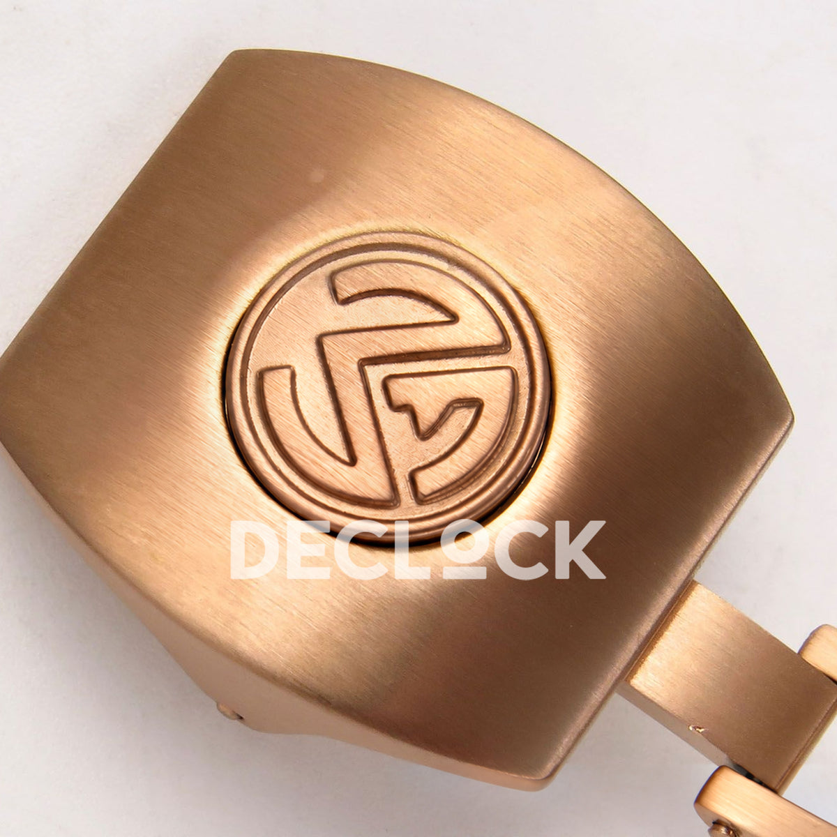 Franck Muller Vanguard V45 Tourbillon Style Rose Gold Gems Black Leather ABF replica - clasp monogram