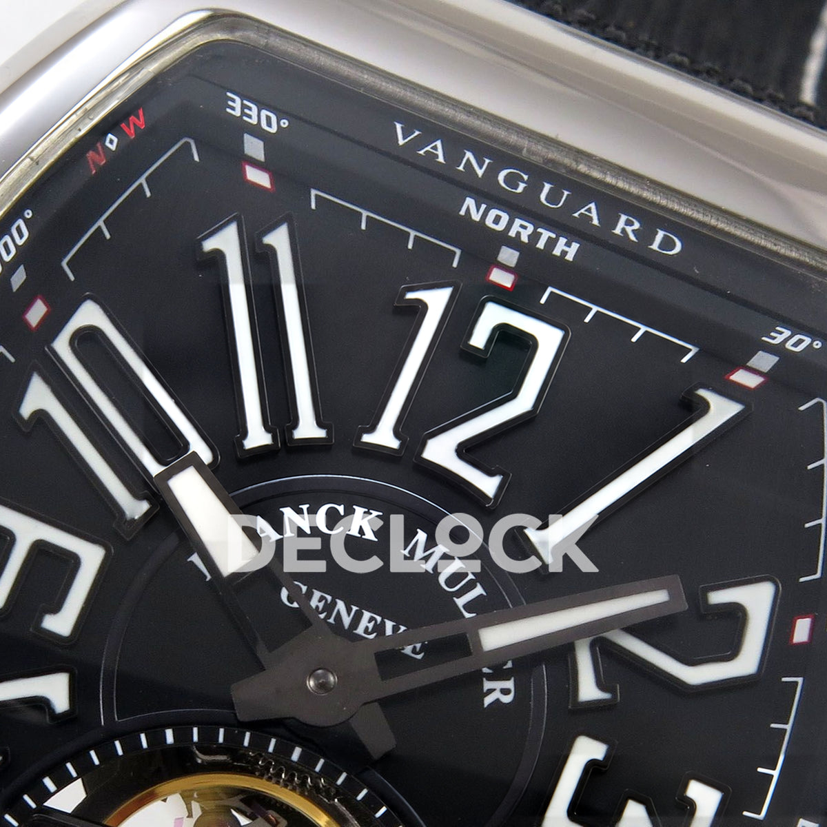 Franck Muller Vanguard V45 Tourbillon Style Steel Black Nylon ABF replica - arabic numerals