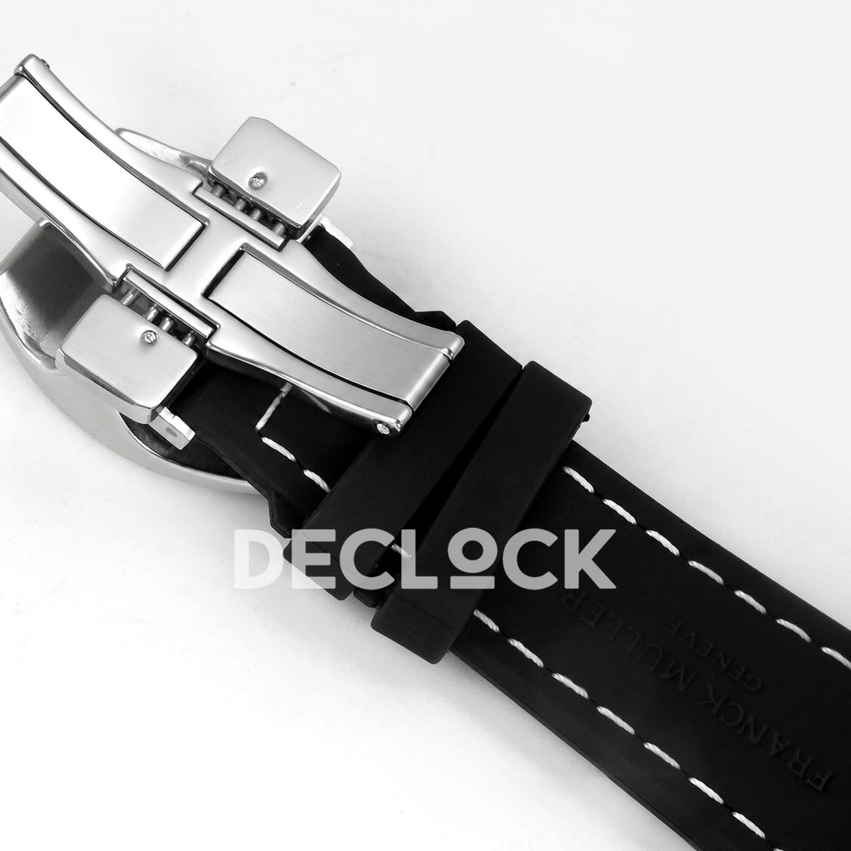 Franck Muller Vanguard V45 Tourbillon Style Steel Black Nylon ABF replica - strap underside