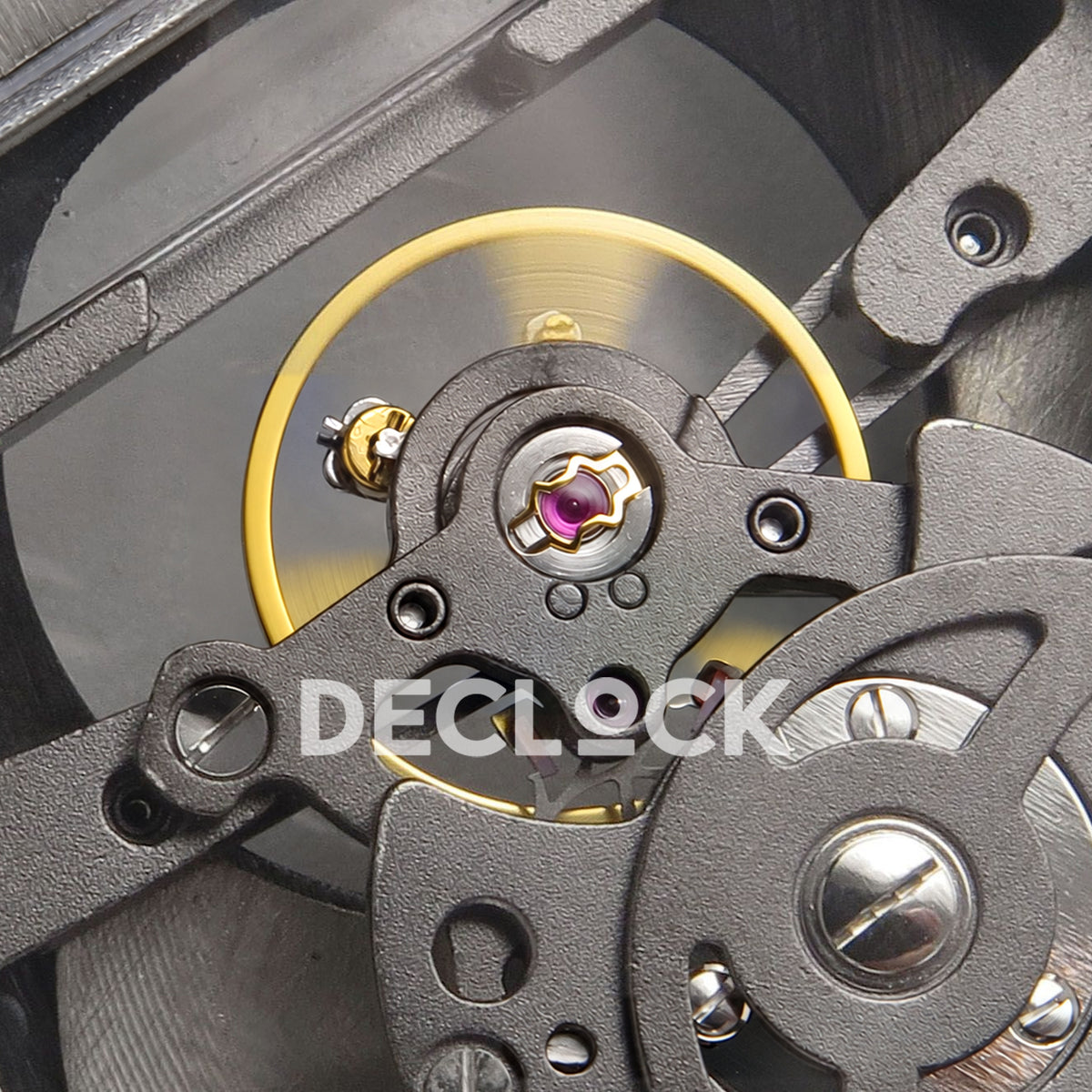 Franck Muller Vanguard V45 Tourbillon Style Steel Gems White Leather ABF replica - balance closeup