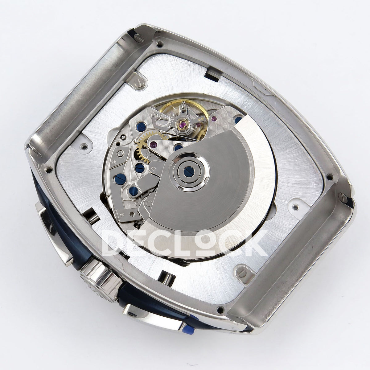 Franck Muller Vanguard Yachting Chrono Steel Blue Leather ABF A7750 replica - movement rotor back