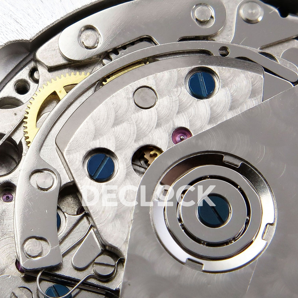Franck Muller Vanguard Yachting Chrono Steel Gems Black ABF A7750 replica - rotor calibre detail