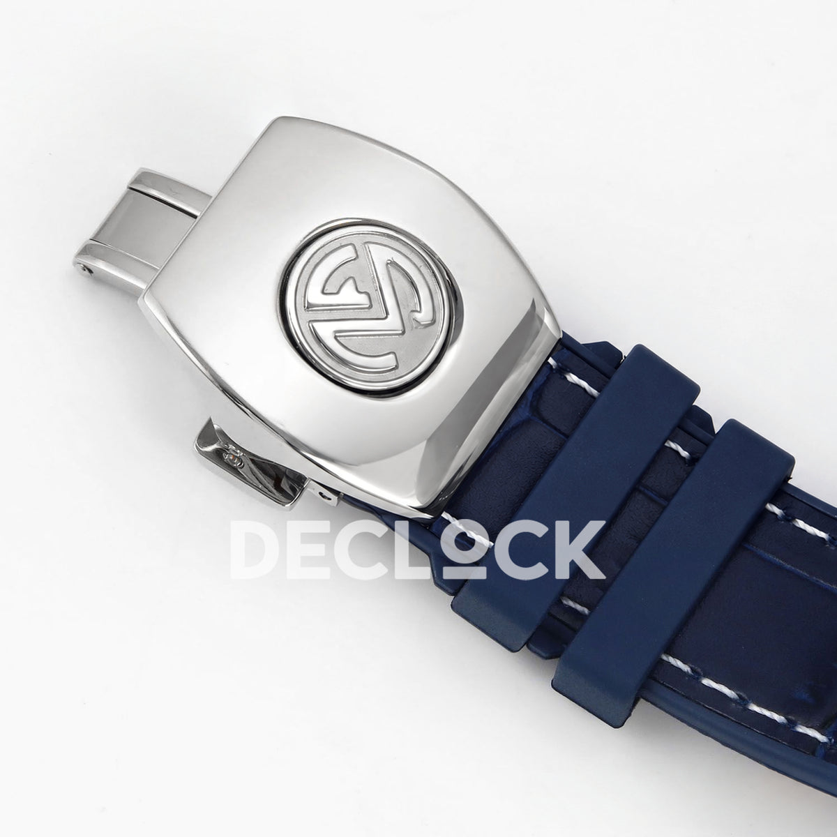 Franck Muller Vanguard Yachting Chrono Steel Pave Blue Nylon ABF A7750 replica - deployant clasp