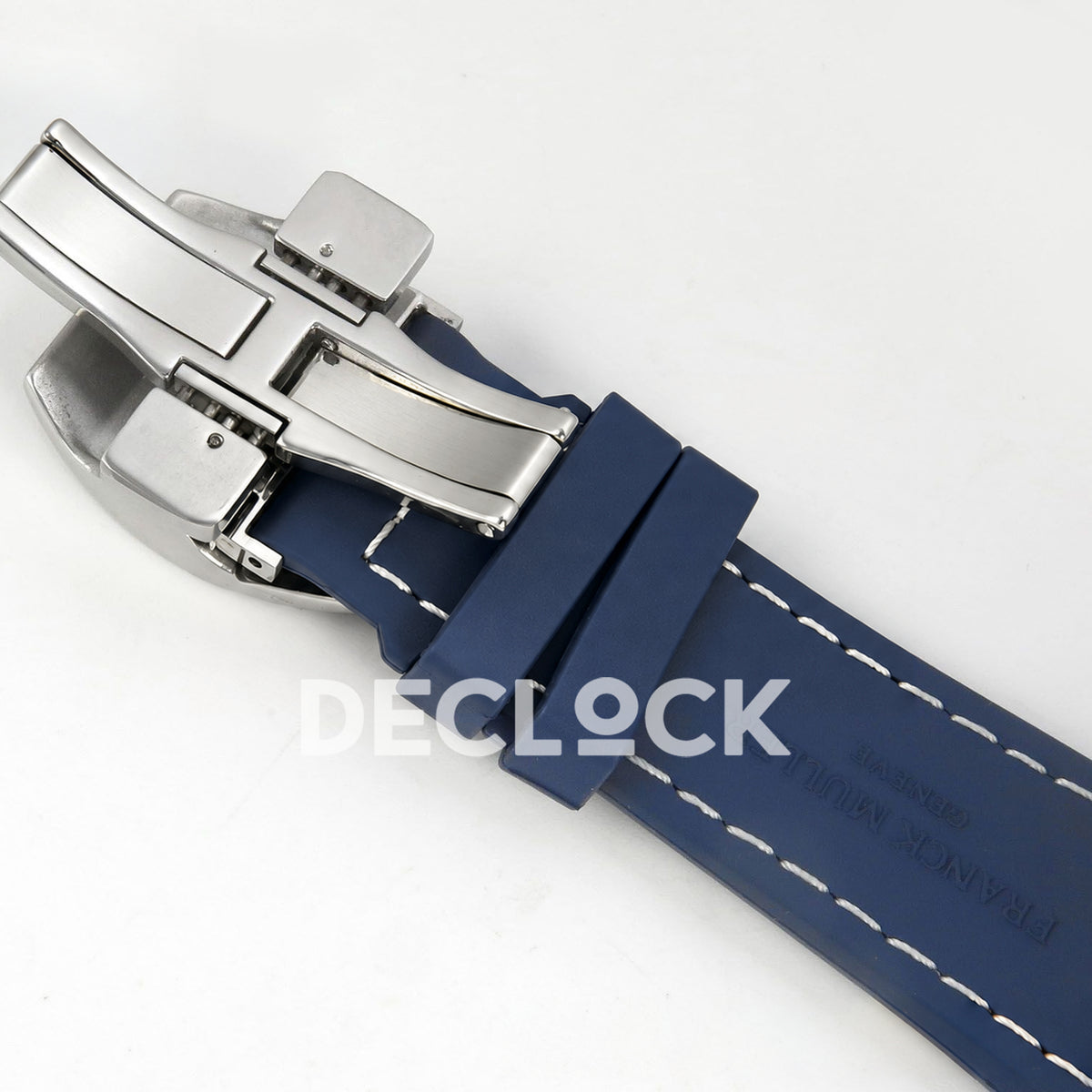Franck Muller Vanguard Yachting Dragon King Blue Purple Gems ABF A2824 replica - strap underside