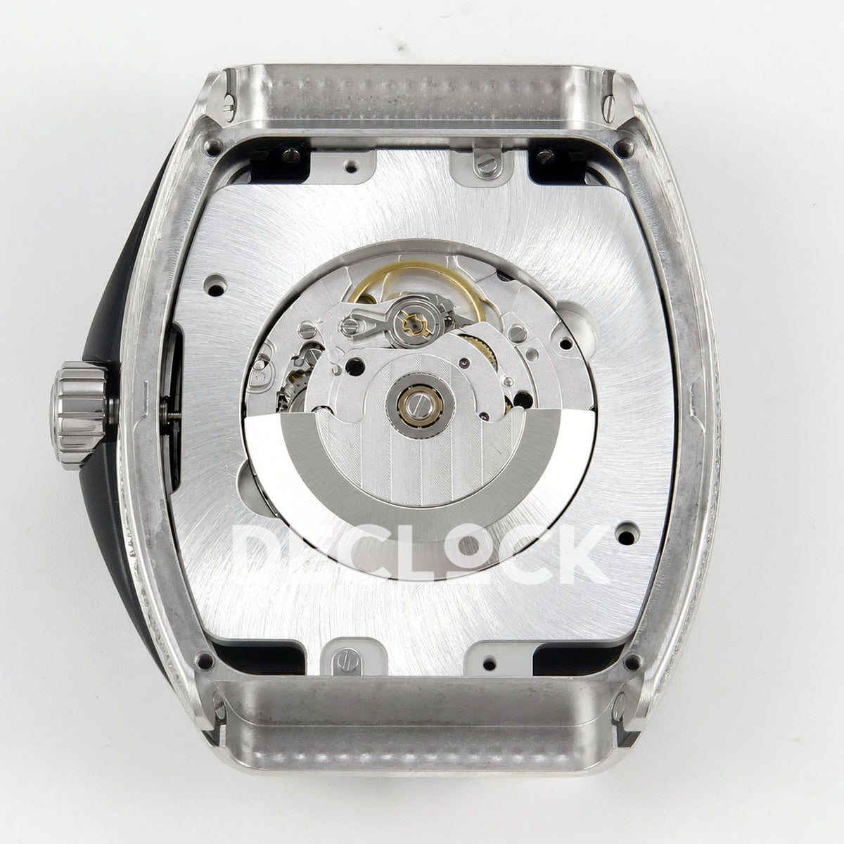 Franck Muller Vanguard Yachting Dragon King Steel Black ABF A2824 replica - movement back angle