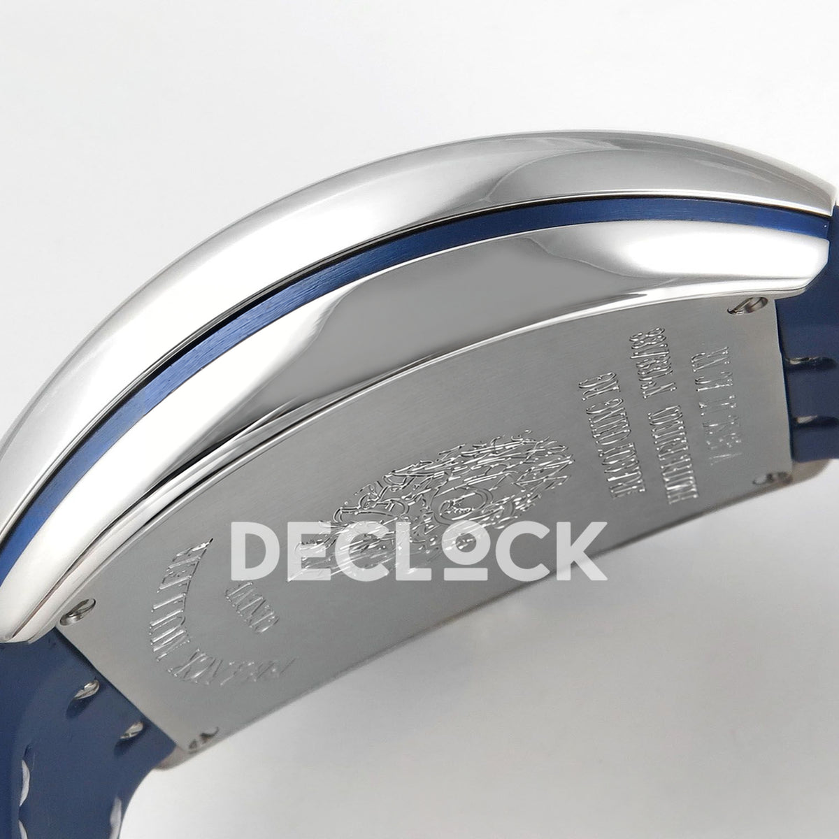 Franck Muller Vanguard Yachting Dragon King Steel Blue Purple ABF A2824 replica - case side