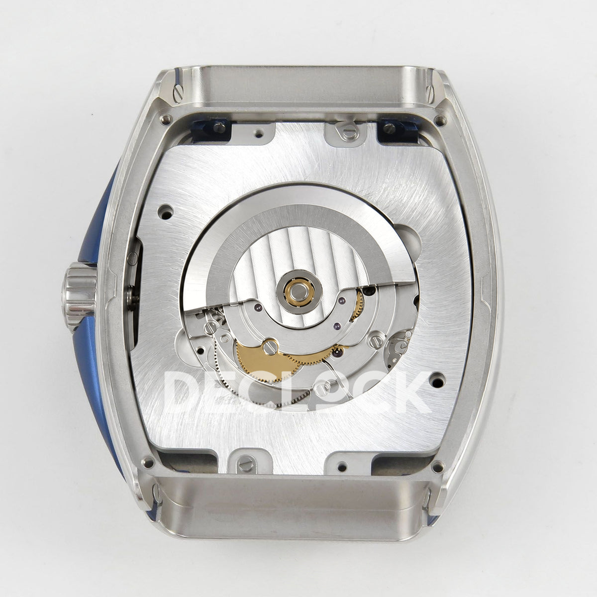 Franck Muller Vanguard Yachting Dragon King Steel Blue Purple ABF A2824 replica - movement back angle