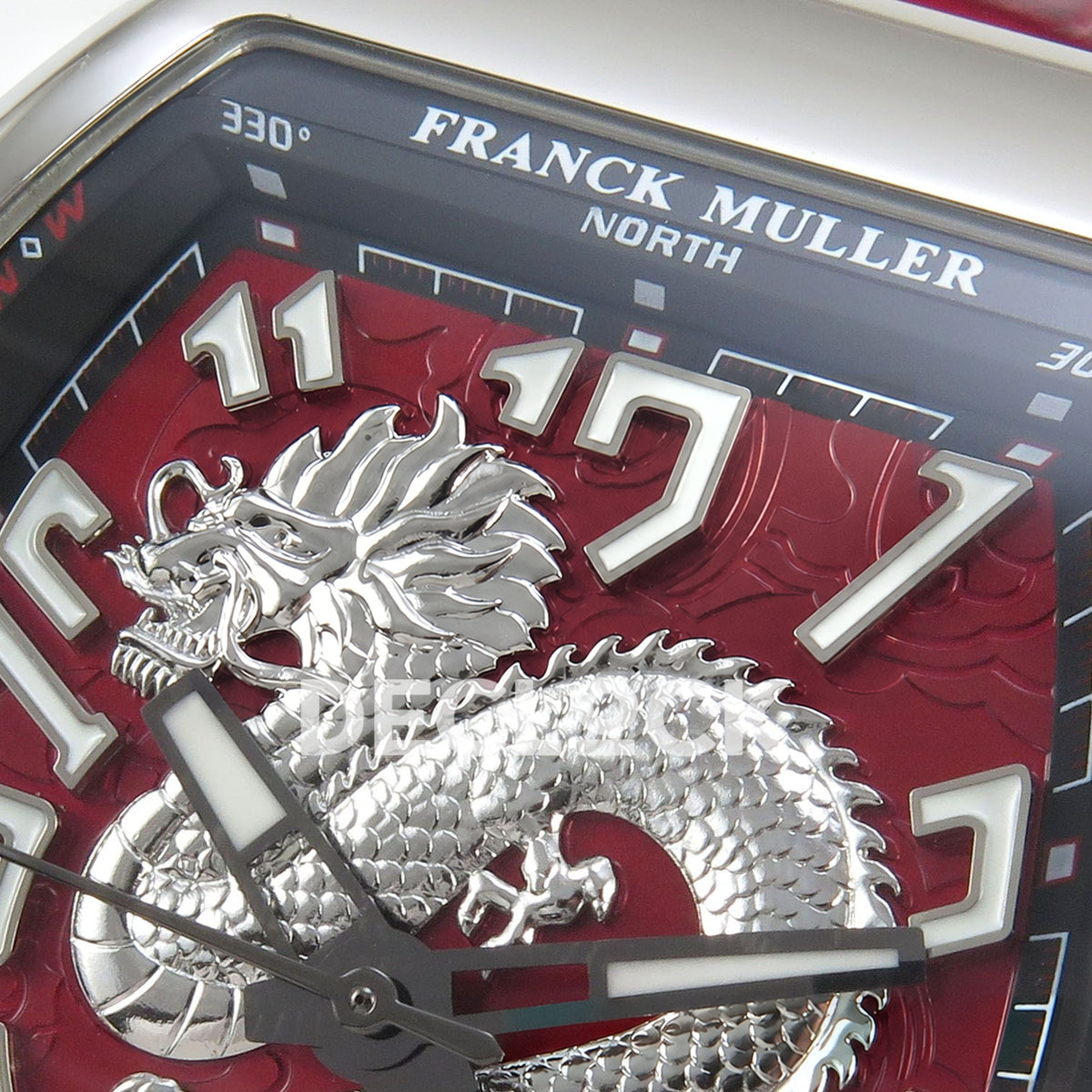 Franck Muller Vanguard Yachting Dragon King Steel Red ABF A2824 replica - dragon upper dial