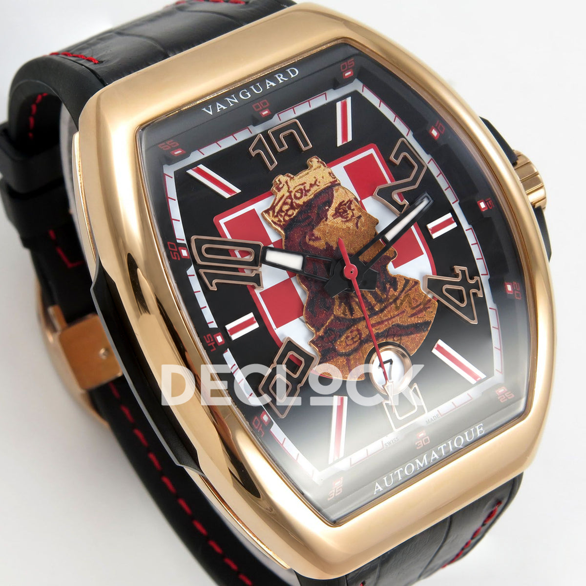 Franck Muller Vanguard Zvonimir Croatia Rose Gold ABF A2824 replica - dial angle left