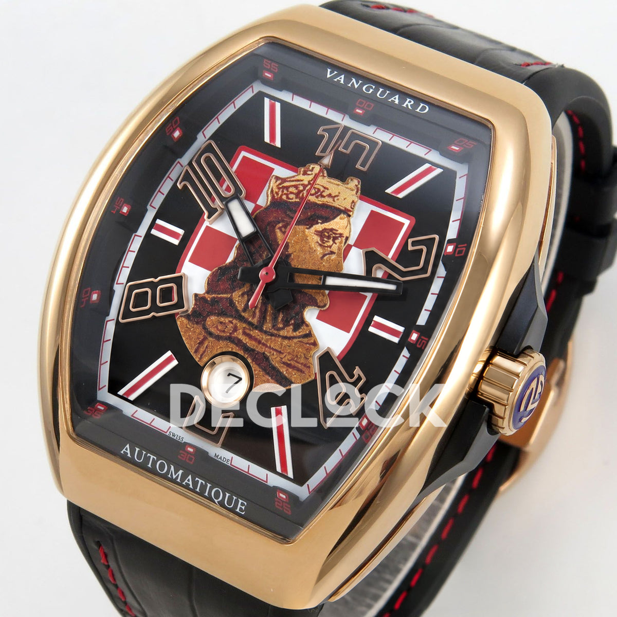Franck Muller Vanguard Zvonimir Croatia Rose Gold ABF A2824 replica - three quarter