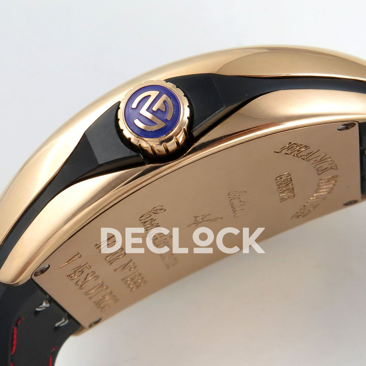 Franck Muller Vanguard Zvonimir Croatia Rose Gold ABF A2824 replica - crown side