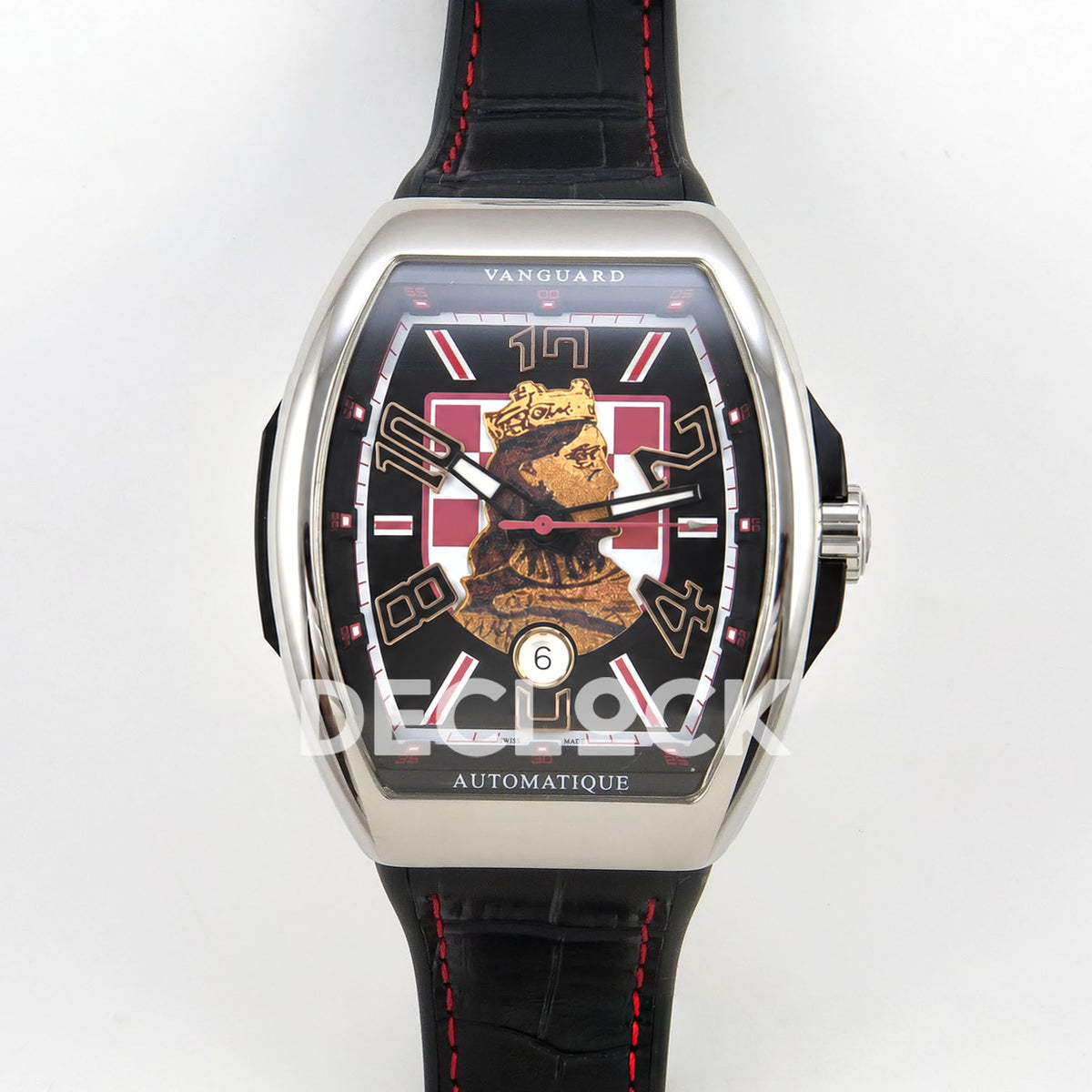 Franck Muller Vanguard Zvonimir Croatia Steel Black ABF A2824 replica - front
