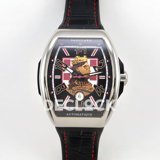Franck Muller Vanguard Zvonimir Croatia Steel Black ABF A2824 replica - front