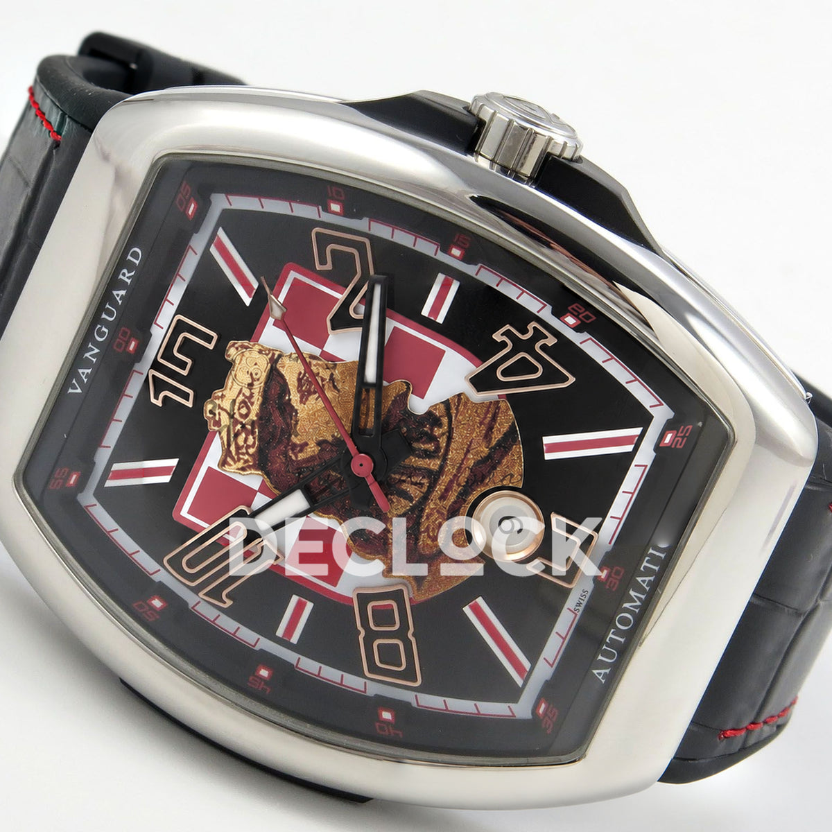 Franck Muller Vanguard Zvonimir Croatia Steel Black ABF A2824 replica - dial angle right