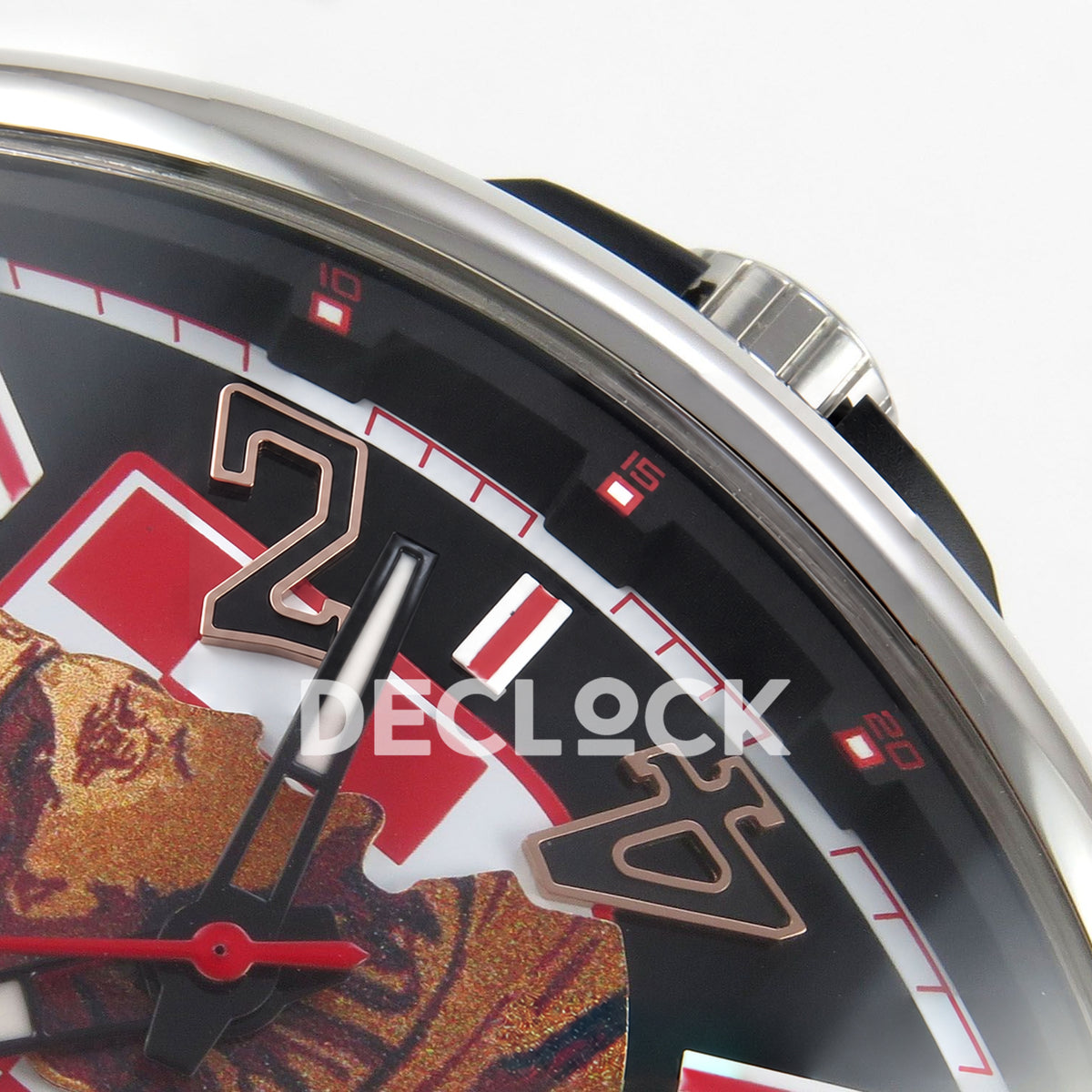 Franck Muller Vanguard Zvonimir Croatia Steel Black ABF A2824 replica - crown dial detail