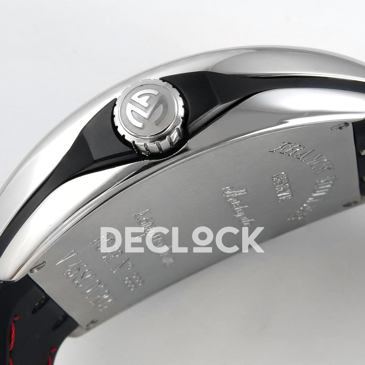 Franck Muller Vanguard Zvonimir Croatia Steel Black ABF A2824 replica - crown side