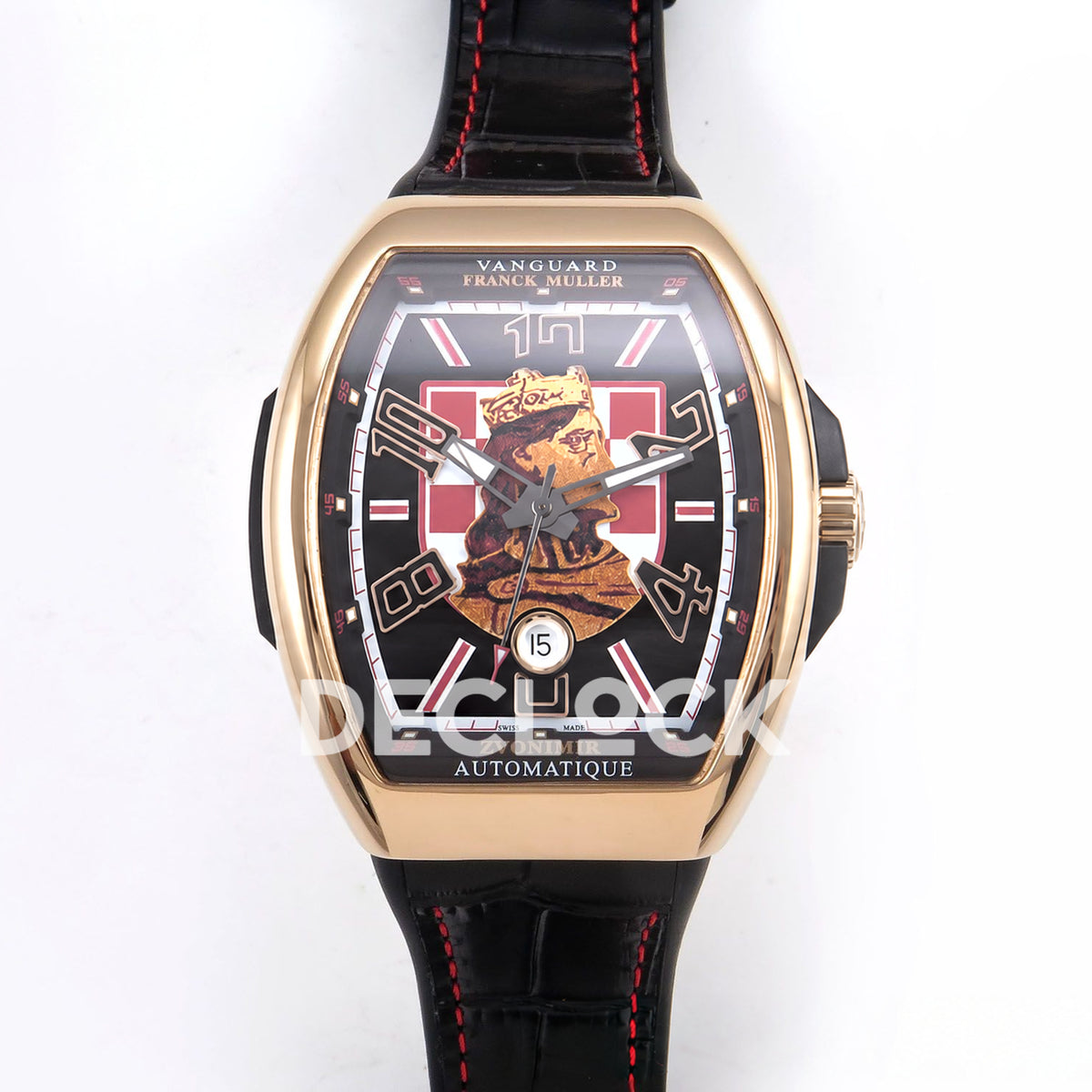 Franck Muller Vanguard Zvonimir Rose Gold Black ABF A2824 replica - front