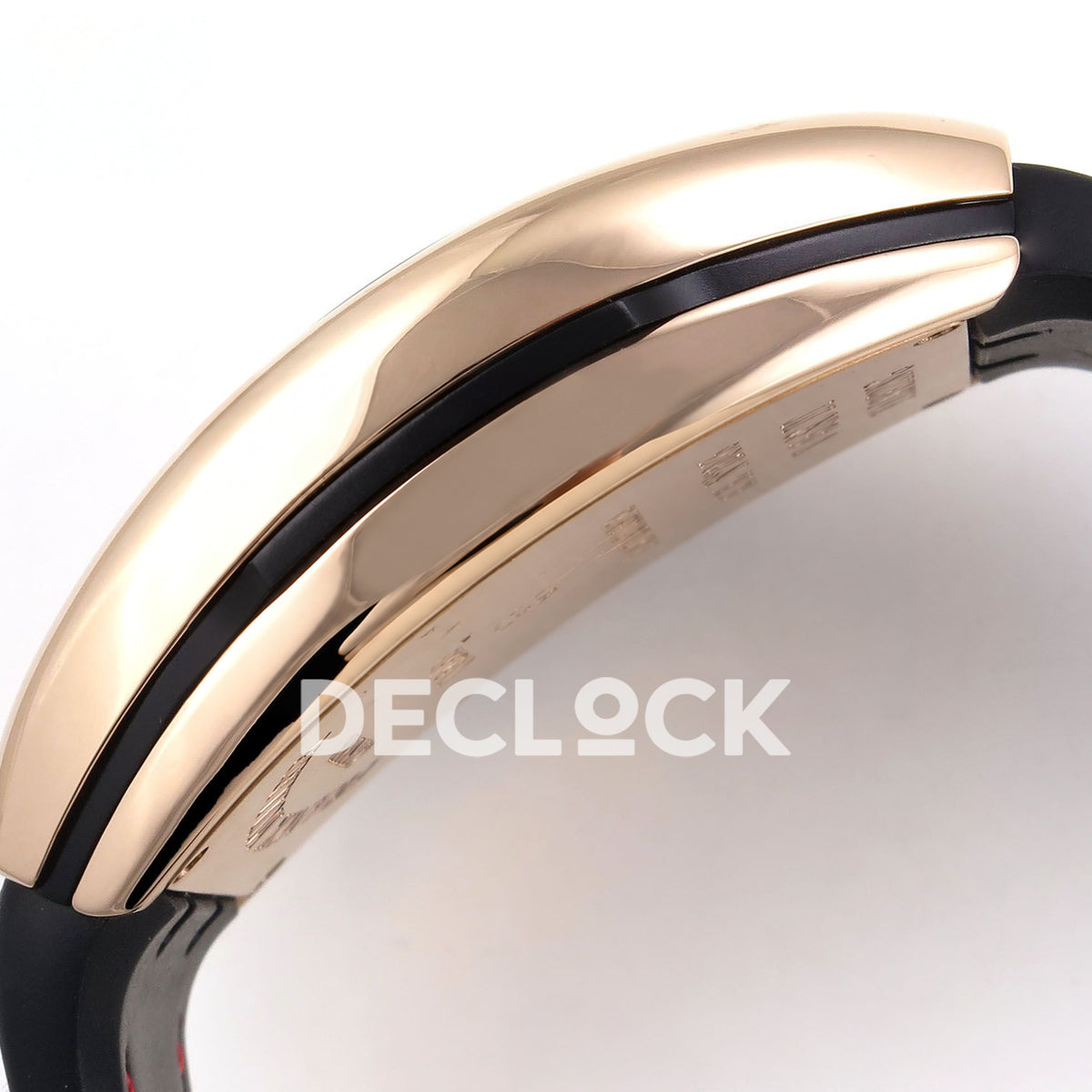 Franck Muller Vanguard Zvonimir Rose Gold Black ABF A2824 replica - case side