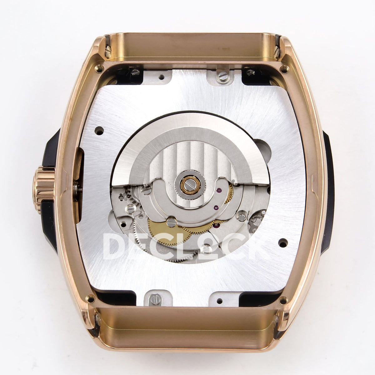 Franck Muller Vanguard Zvonimir Rose Gold Black ABF A2824 replica - movement rotor back
