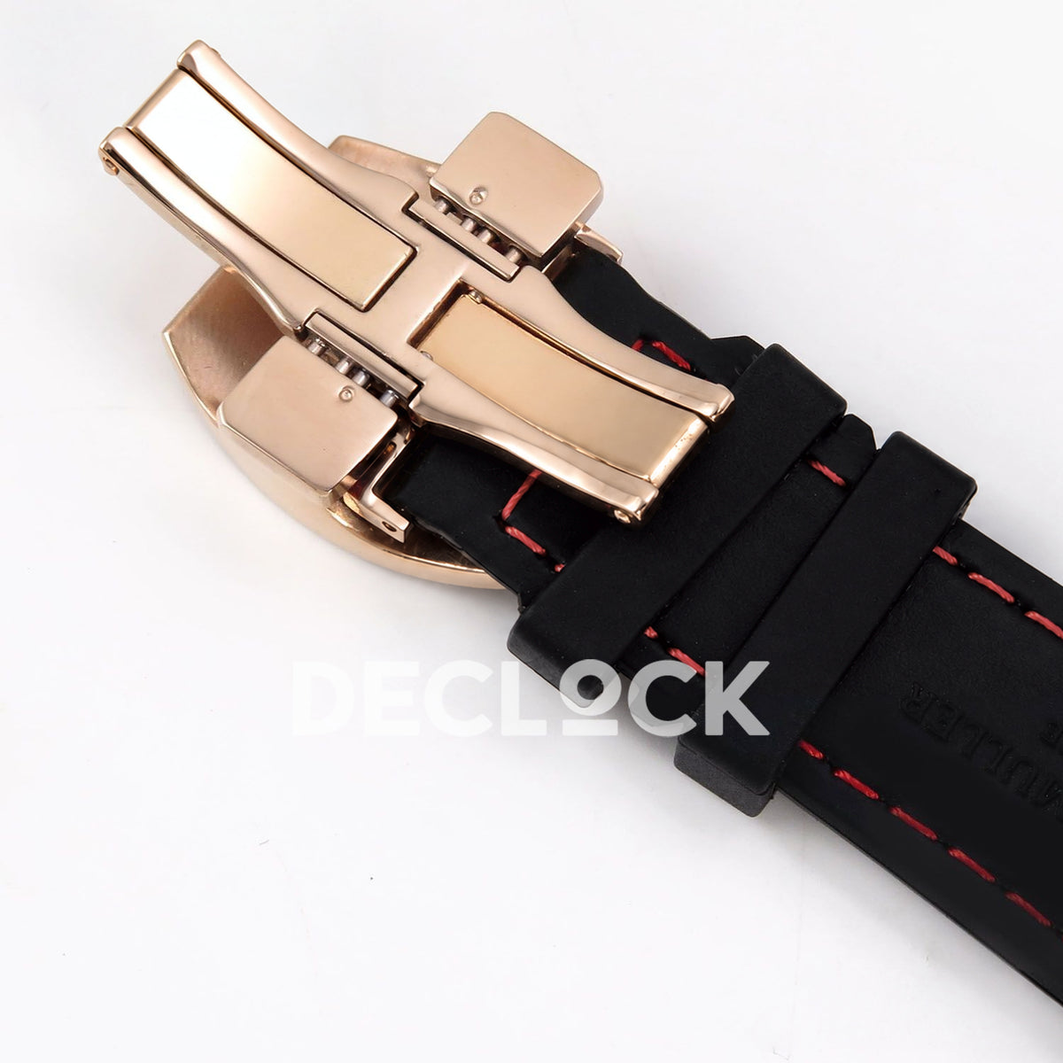 Franck Muller Vanguard Zvonimir Rose Gold Black ABF A2824 replica - strap underside