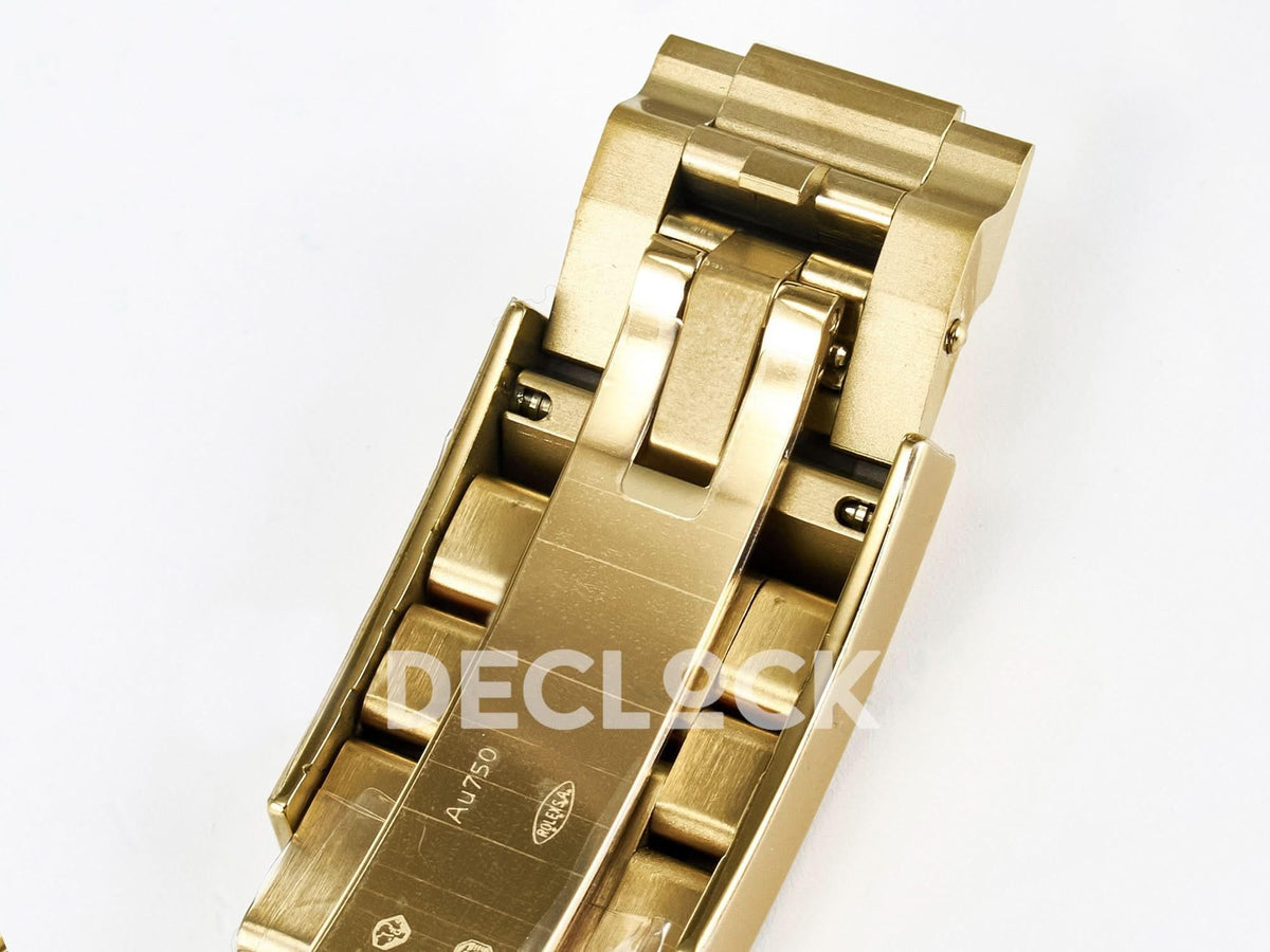 Replica Declock Daytona 126528 on YG Bracelet Black Dial |  Declock.