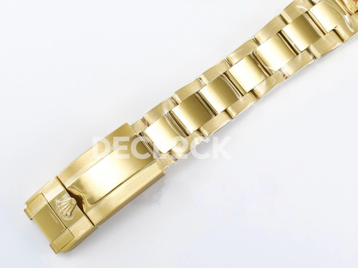 Replica Declock Daytona 126528 on YG Bracelet Black Dial |  Declock.