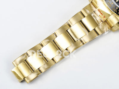 Daytona 126528 on YG Bracelet Black Dial