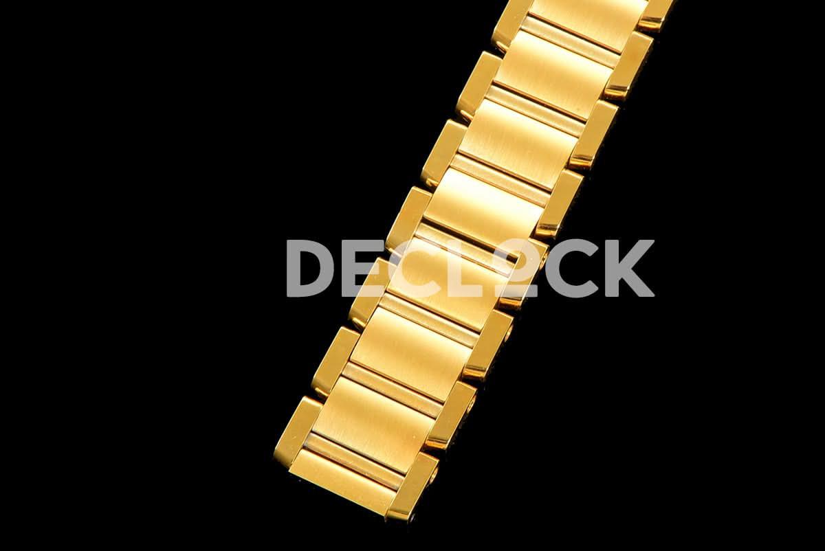 Replica Cartier Tank Francaise Watch Small Yellow Gold |  Declock.