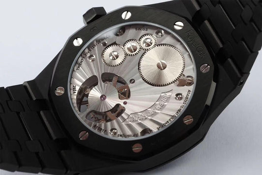 Replica Audemars Pigeut Royal Oak 2018 SIHH PVD Tourbillon Black | Declock.