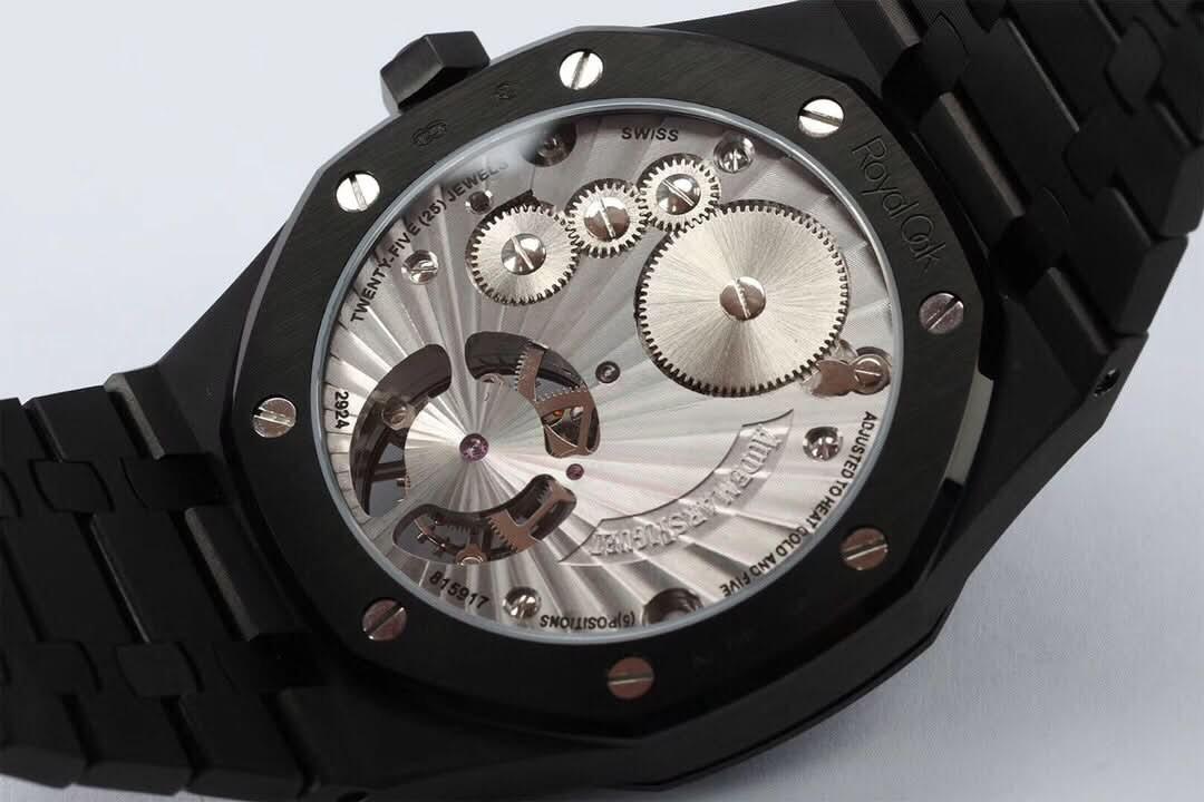 Replica Audemars Pigeut Royal Oak 2018 SIHH PVD Tourbillon Black |  Declock.