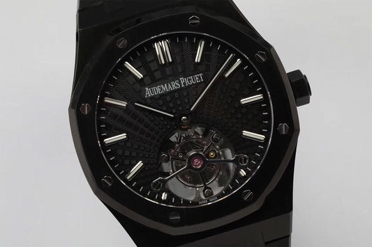Replica Audemars Pigeut Royal Oak 2018 SIHH PVD Tourbillon Black | Declock.