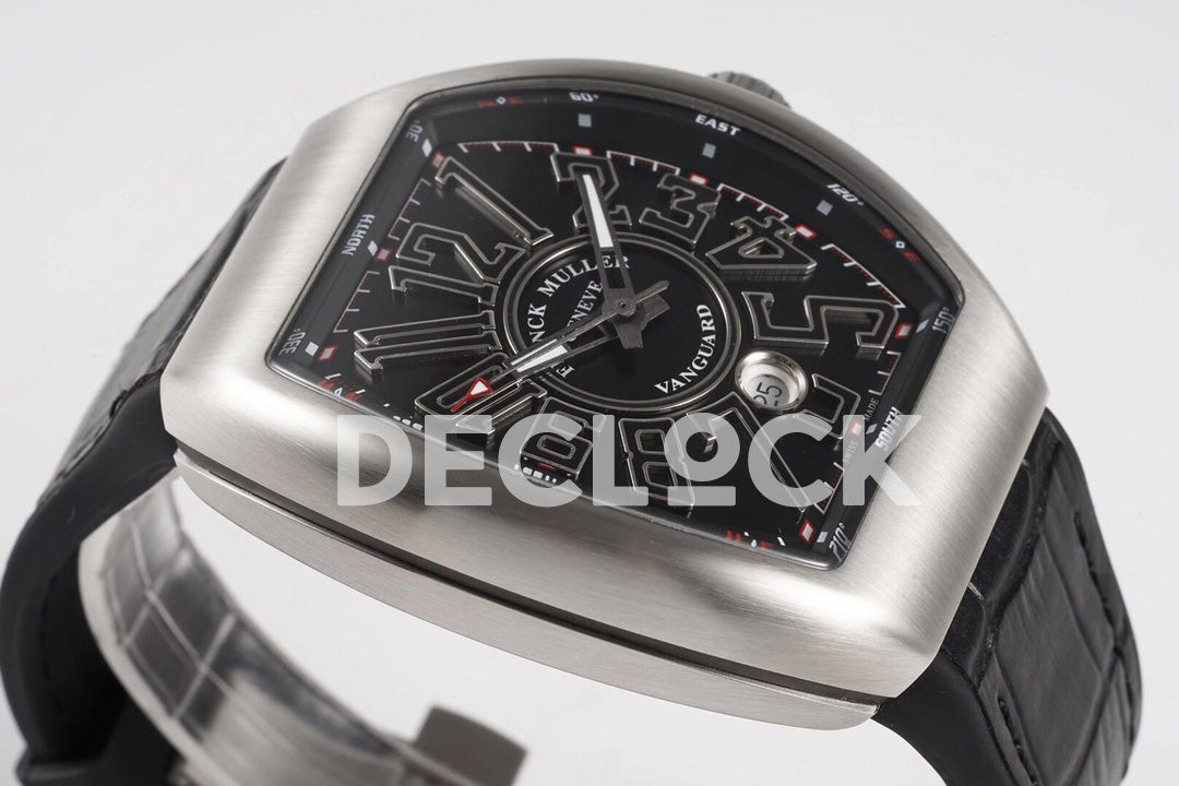 Vanguard V45 SS Black Dial