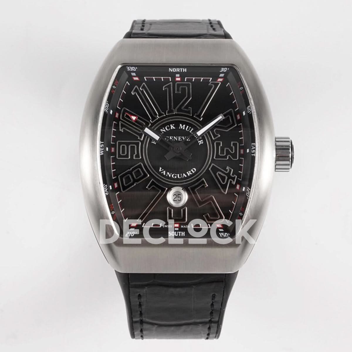 Vanguard V45 SS Black Dial